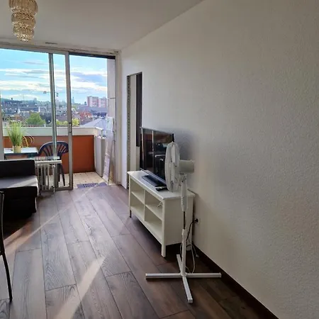 Zentral Gelegenes Zwei-zimmer Mit Skylineblick 公寓 奥芬巴赫