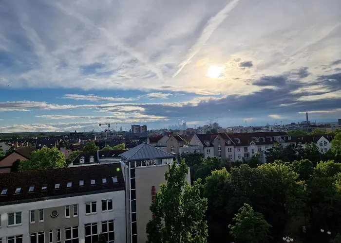 Apartman Zentral Gelegenes Zwei-zimmer Mit Skylineblick